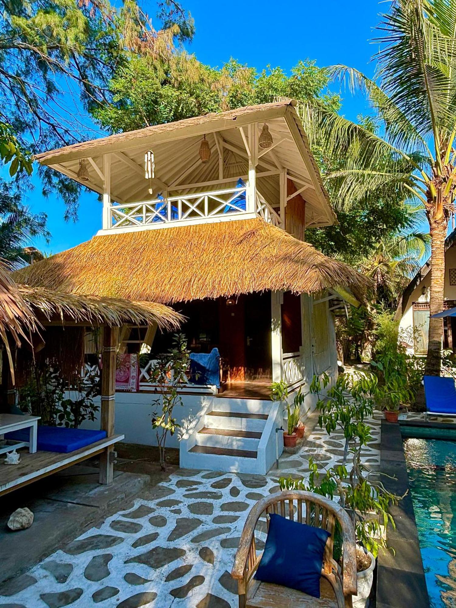 Alibaba Bungalows Gili Air Bagian luar foto