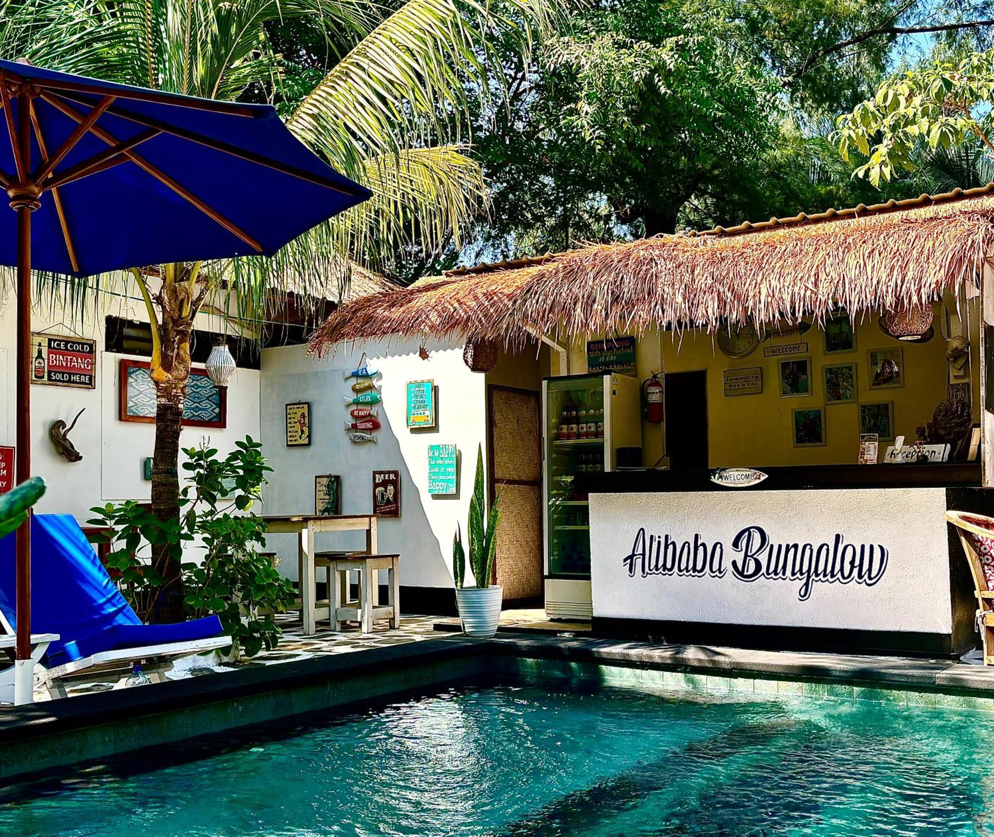 Alibaba Bungalows Gili Air Bagian luar foto