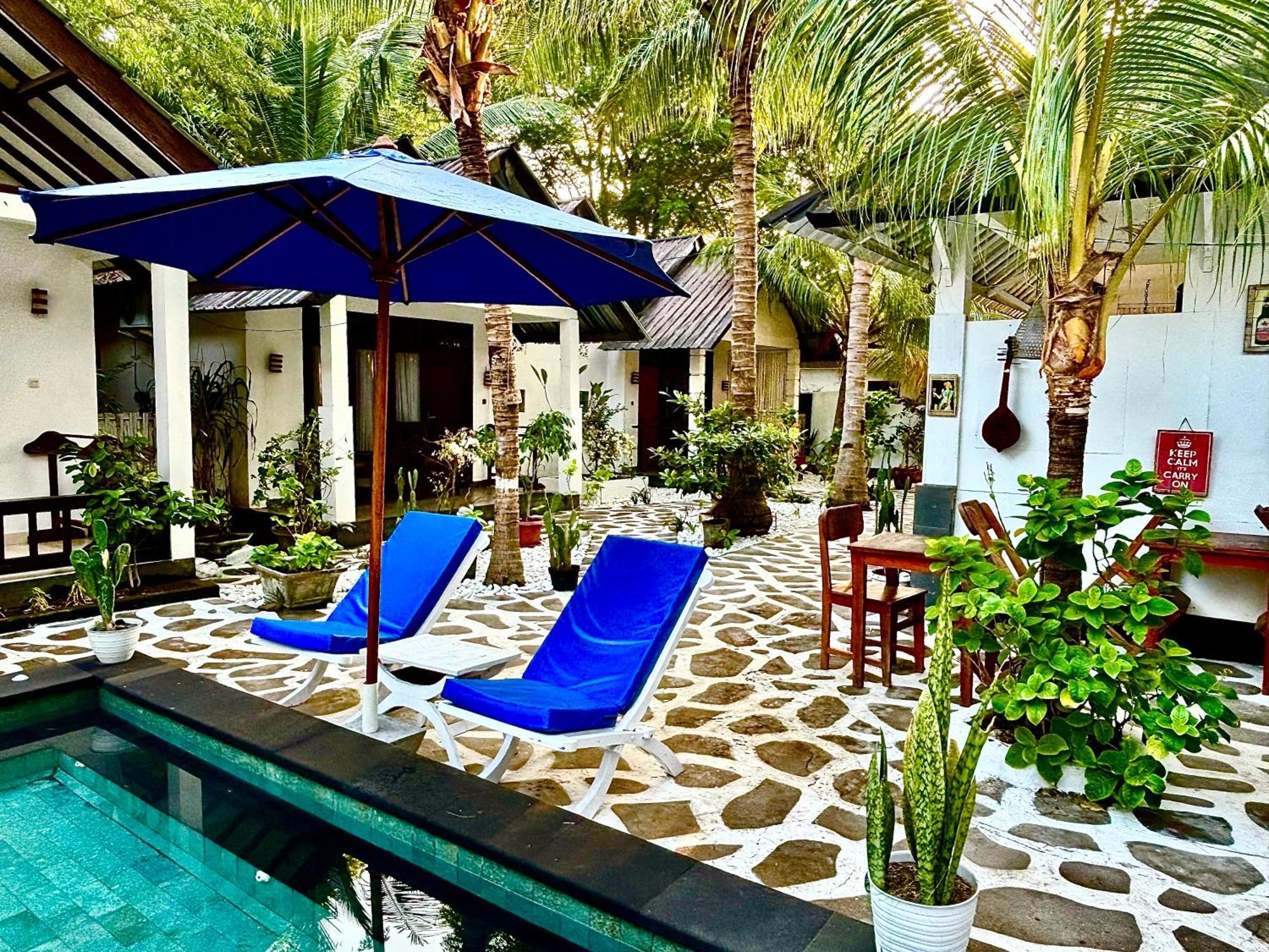 Alibaba Bungalows Gili Air Bagian luar foto