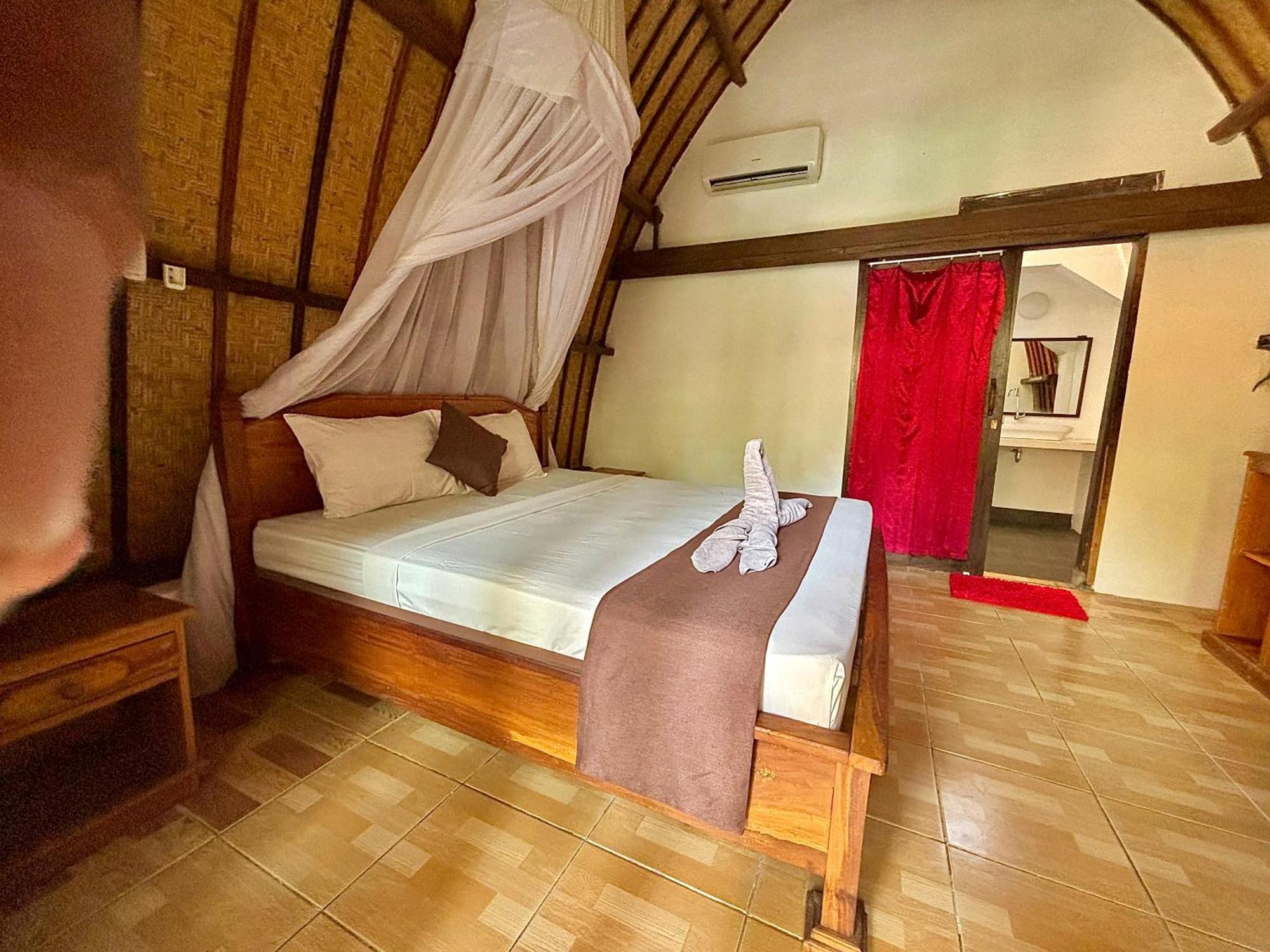 Alibaba Bungalows Gili Air Bagian luar foto