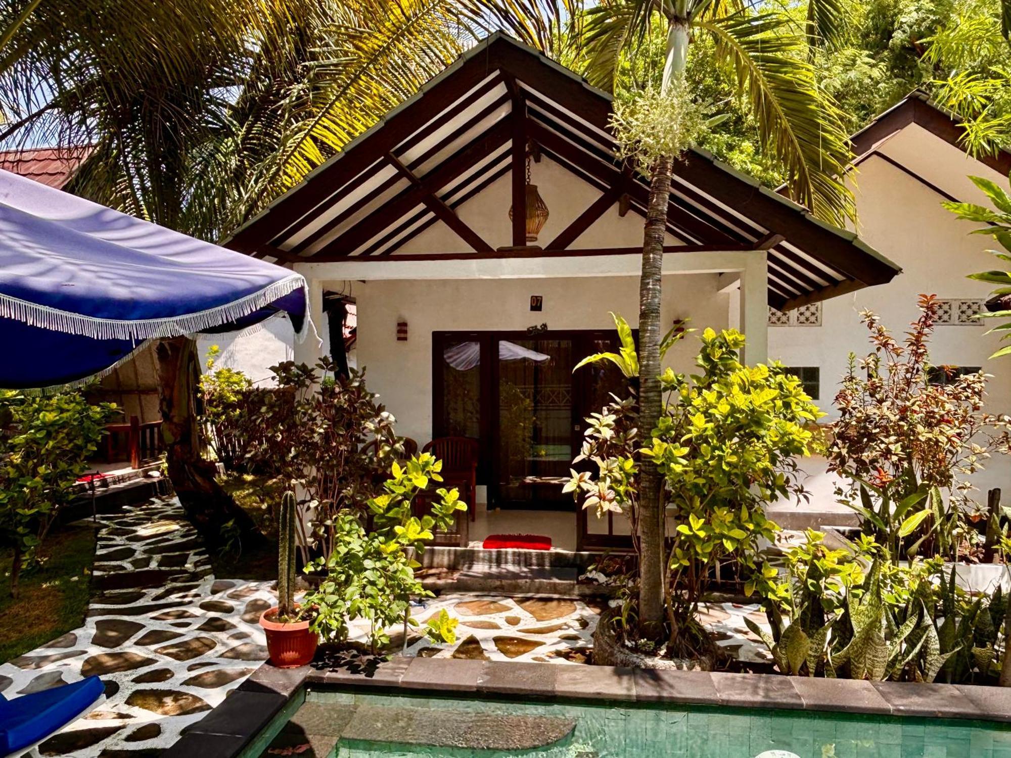 Alibaba Bungalows Gili Air Bagian luar foto