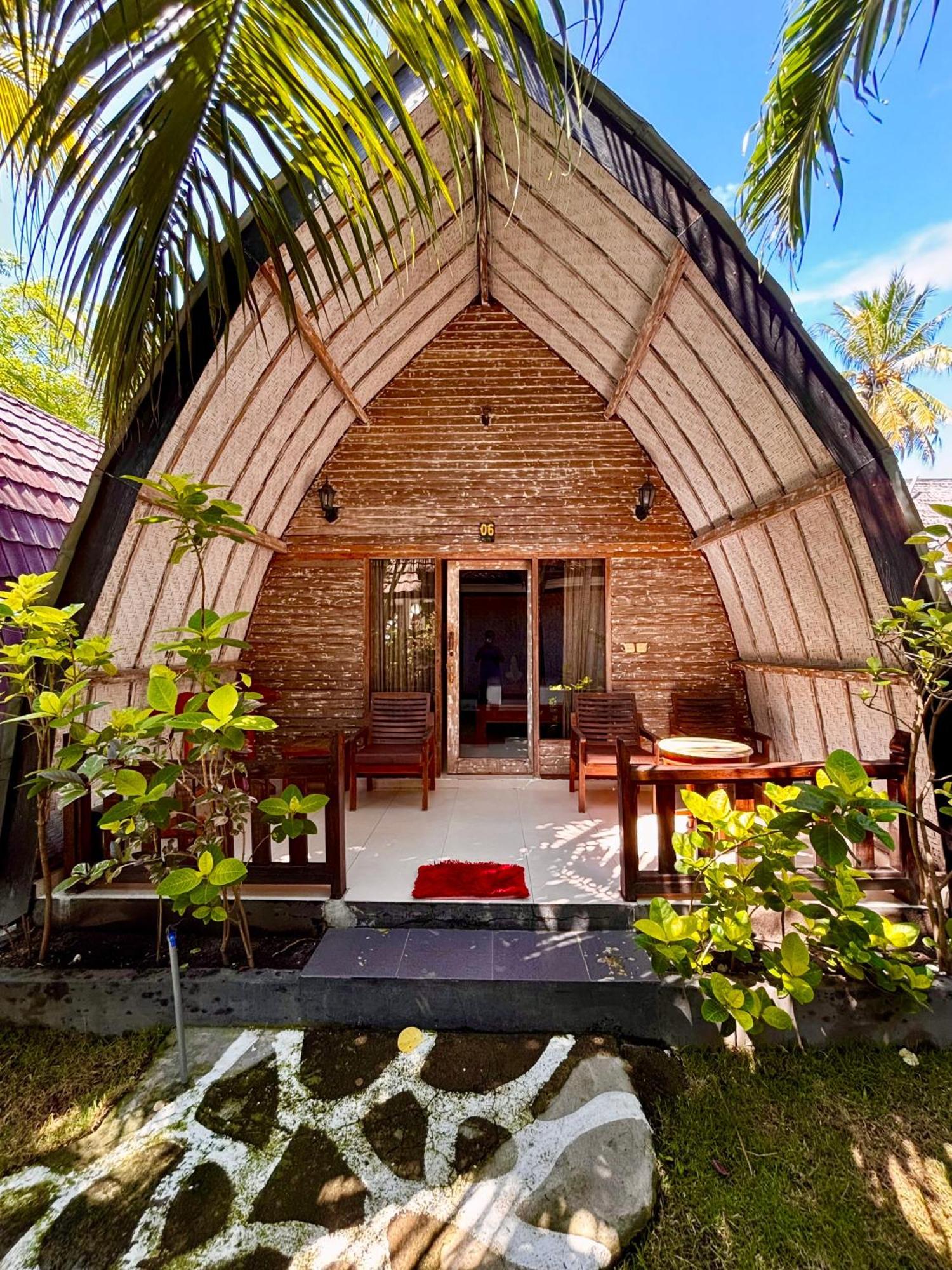 Alibaba Bungalows Gili Air Bagian luar foto