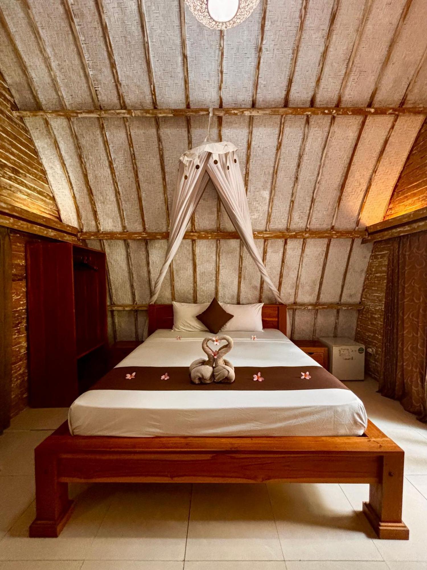 Alibaba Bungalows Gili Air Bagian luar foto
